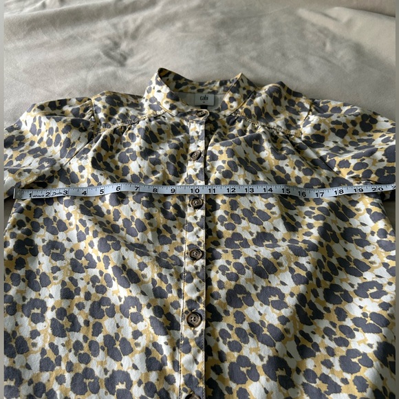 CAbi Leopard Print Blazer - Yellow and Black - Picture 6 of 8